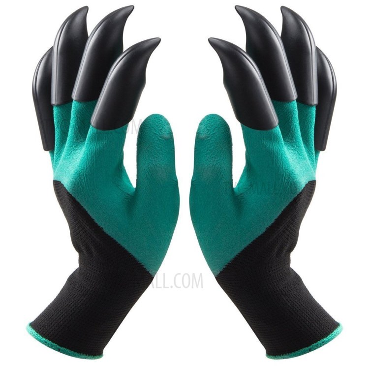 1 Pair Safe Garden Genie Gloves for Digging & Planting (Claws on Both Hands)-8