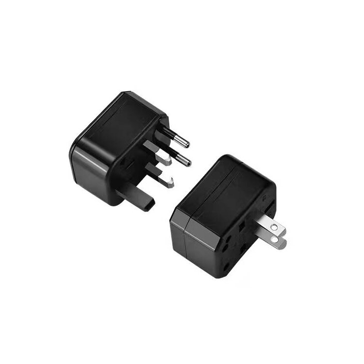 HOCO AC1 Universal World Wide Travel Charger Adapter Plug Travel Power Socket Converter - Black-1