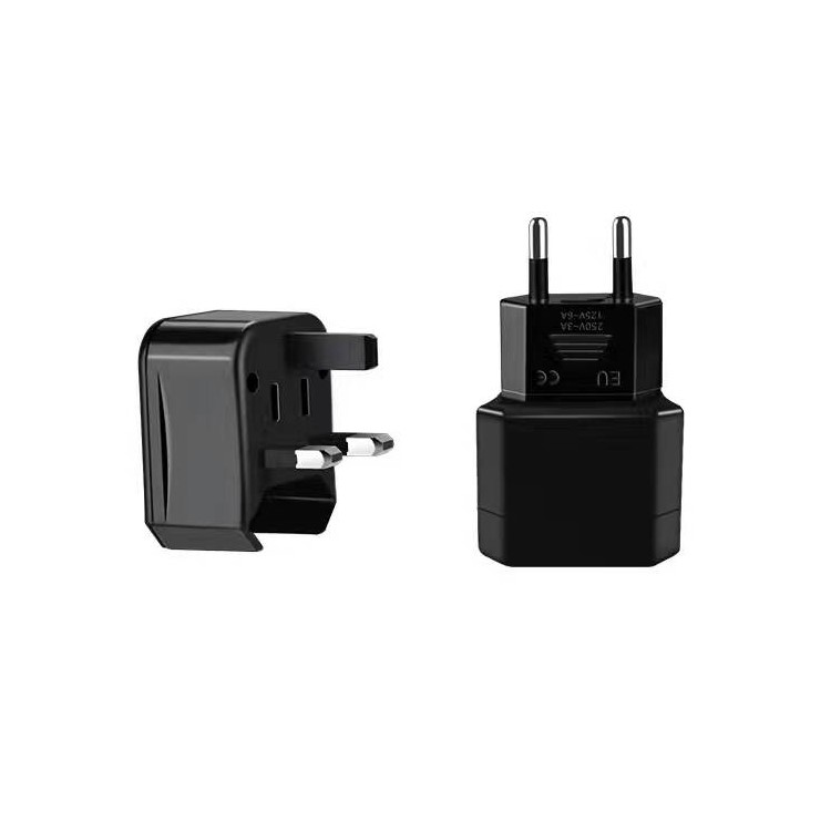 HOCO AC1 Universal World Wide Travel Charger Adapter Plug Travel Power Socket Converter - Black-6