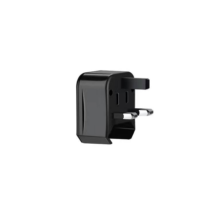 HOCO AC2 One USB Port Universal World Wide Travel Charger Adapter Travel Power Socket Converter - Black-3