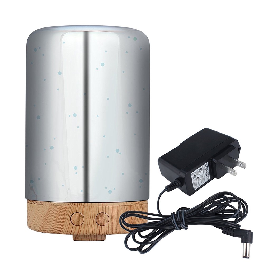 JS03 3D Effect 16 LED Color Lighting 100ml Essential Oil Diffuser Auto Shut-off Air Purifier - EU Plug-4