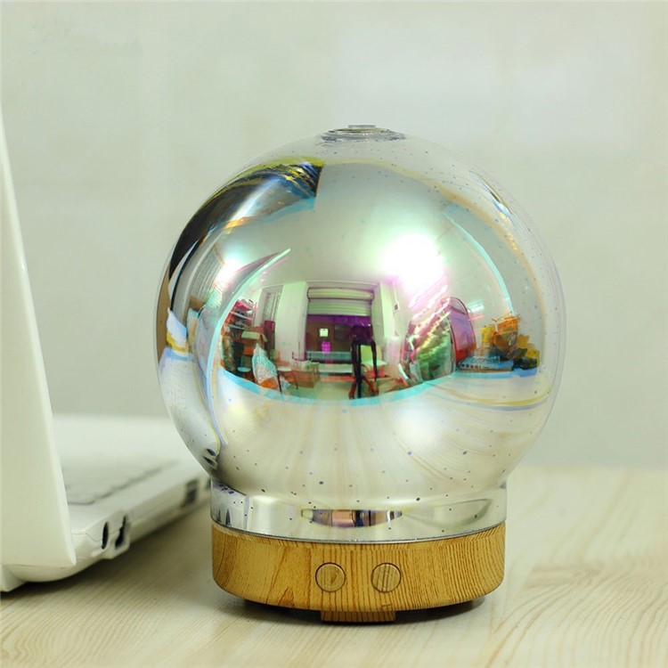 100ml LOVE Pattern Ultrasonic Cool Mist Humidifier with 3D Effect and 16 LED Night Light Color Changing Lamp - EU Plug-3