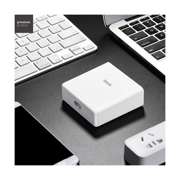 HOCO C18 5 USB Ports Home Wall Charger Adapter for Samsung HTC LG - UK Plug-4