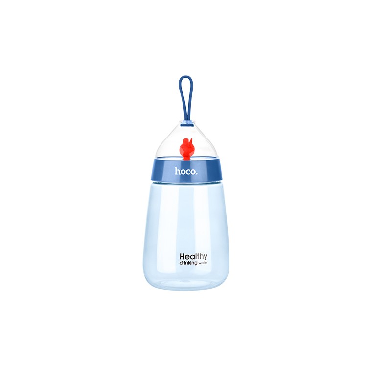 400ml HOCO CP5 Food Grade Bird Decor Portable Space Water Bottle - Blue-1