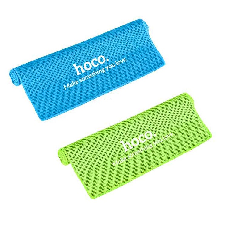 HOCO 100 x 30cm Soft Sports Gym Cooling Towel - Green-3