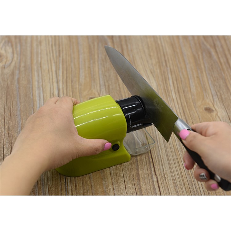 Multi-functional Kitchen Electric Knife Sharpener Knife Blade Sharpener - Green-4