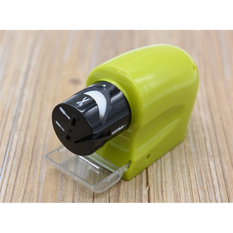 Multi-functional Kitchen Electric Knife Sharpener Knife Blade Sharpener - Green-7