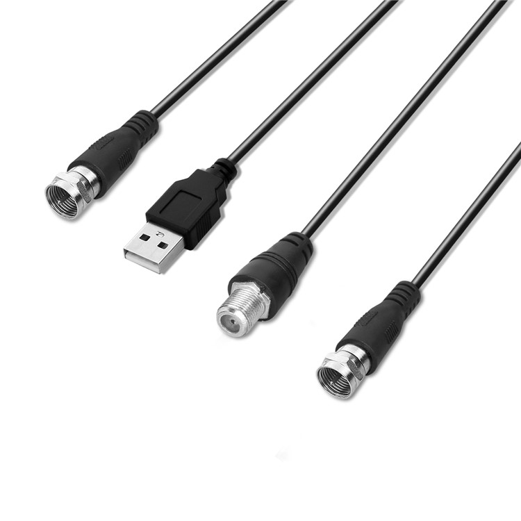 Indoor HD Digital TV Antenna with 50 Miles Long Range Amplifier HDTV Signal Booster 10ft Coax Cable - Black-5