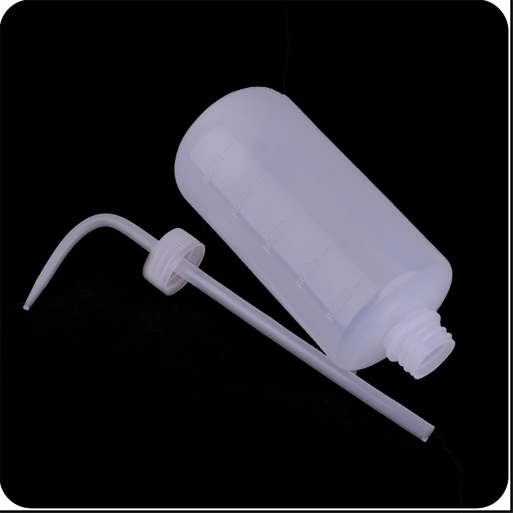 Plastic Squeeze Type Watering Bottle Plastic Bend Mouth Watering Cans for Plant Flower Succulent 2pcs ( 500ml +250ml)-3
