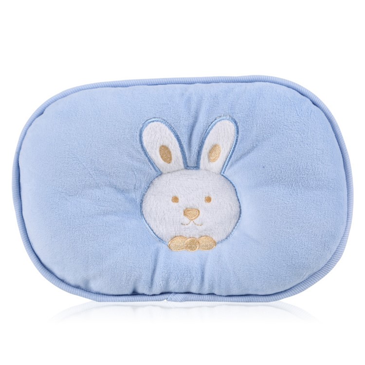 Best Baby Rabbit Pattern Cotton Padded Pillow Protection Baby Flat