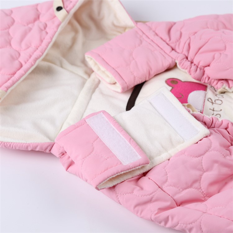 Waterproof Windproof Baby Carrier Cloak Mantle Cover Hoodie - Pink-2