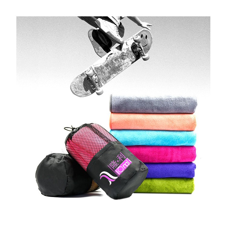 Moisture-absorbent Sports Using Soft Towel - Grey-8