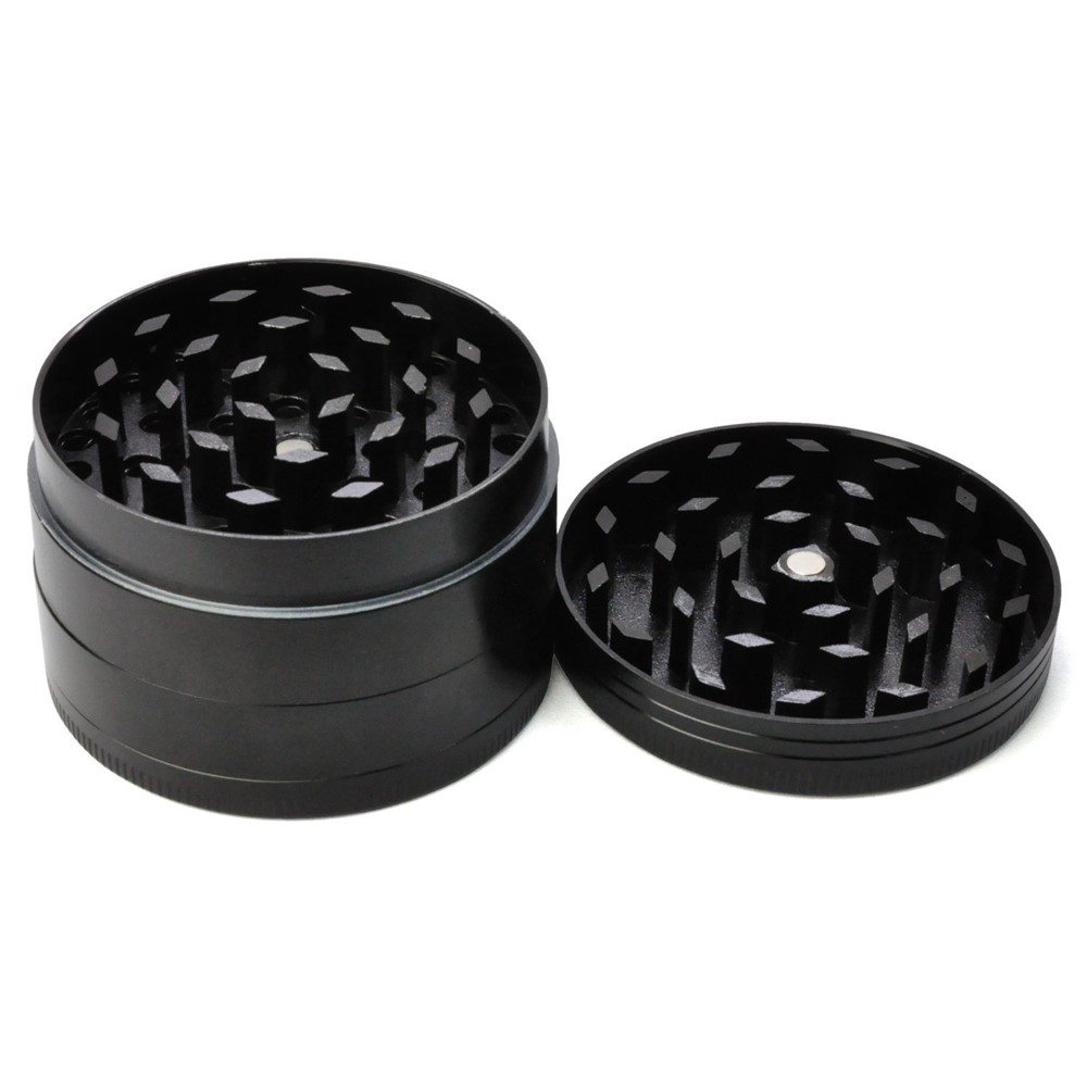 Mini 4 Layers Zinc Alloy Metal Grinder Herb Tobacco Crusher - Black-3