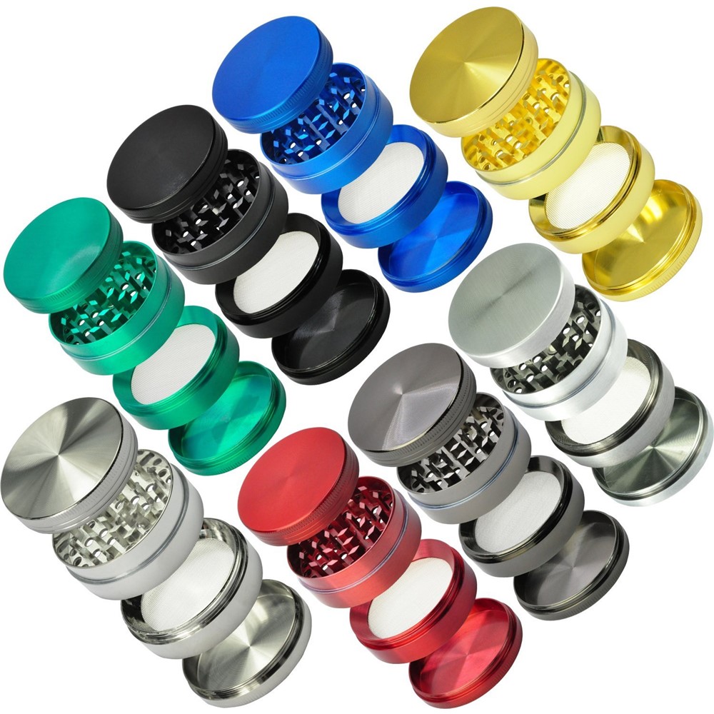 Mini 4 Layers Zinc Alloy Metal Grinder Herb Tobacco Crusher - Black-7