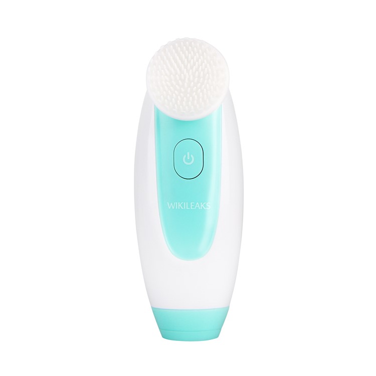 WL-2735 3 in 1 Beauty Skin Care Cleaning Brushes Electric Facial Cleanser Massager for Women Beauty - Green-5
