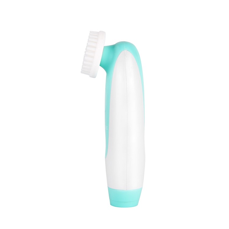 WL-2735 3 in 1 Beauty Skin Care Cleaning Brushes Electric Facial Cleanser Massager for Women Beauty - Green-6