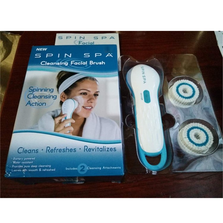 Electric Facial and Body Cleansing Brush 360 Degree Rotating Scrubber Massage Deep Exfoliating Brush-1
