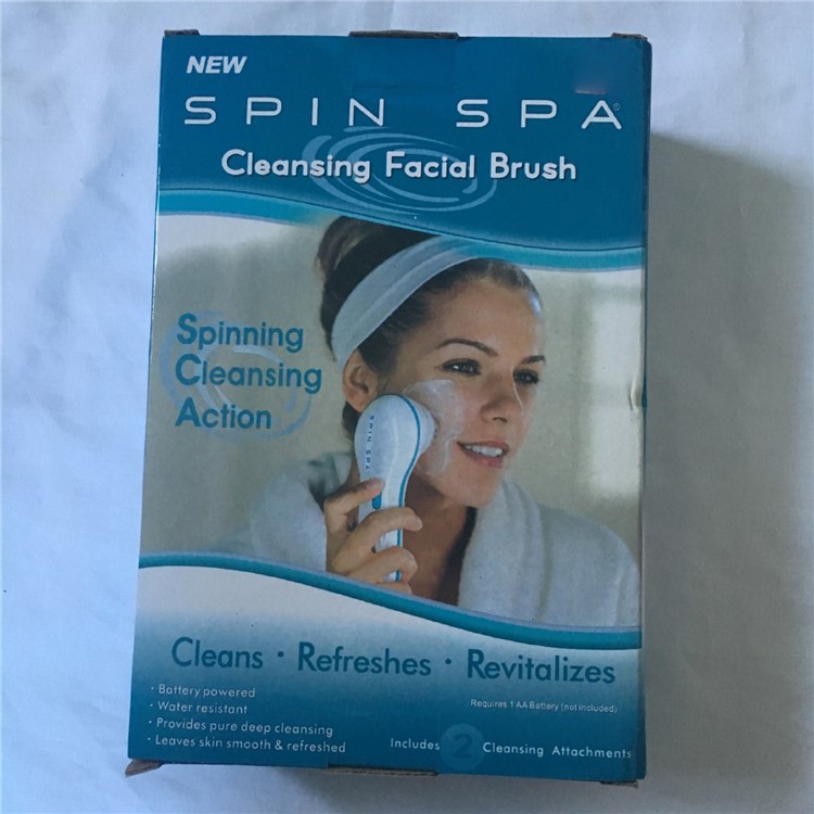 Electric Facial and Body Cleansing Brush 360 Degree Rotating Scrubber Massage Deep Exfoliating Brush-2