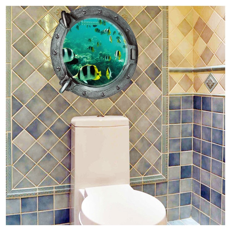 Undersea World Pattern Wall Stickers Removable Decal Home Decor DIY Art Decoration, Size: 45 x 45cm-1