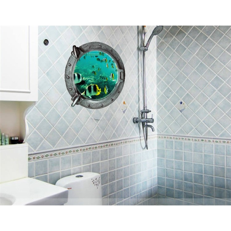 Undersea World Pattern Wall Stickers Removable Decal Home Decor DIY Art Decoration, Size: 45 x 45cm-2