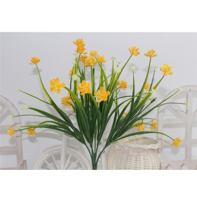 5Pcs Fake Flowers Greenery Shrubs Plants Plastic Bushes - Multi-color-3