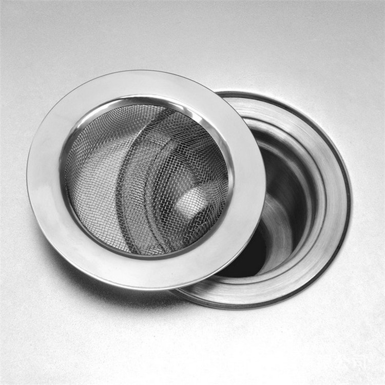 2PCS/Set Stainless Steel Sink Drain Strainers Kitchen Sink Strainers-12