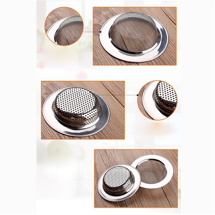 2PCS/Set Stainless Steel Sink Drain Strainers Kitchen Sink Strainers-5