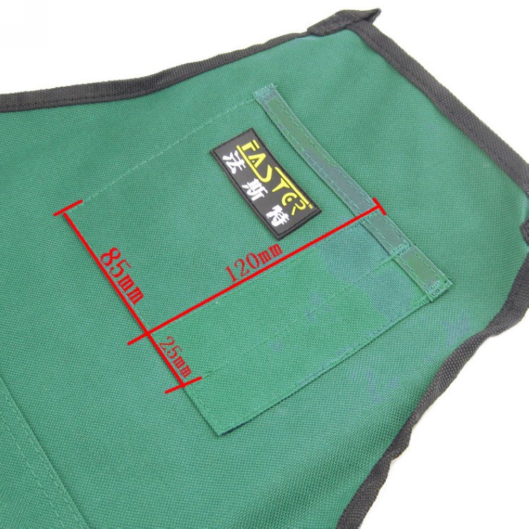 Oxford Cloth Work Shop Apron Heavy Duty Wear-resistant Garden Tools Apron - Green-5