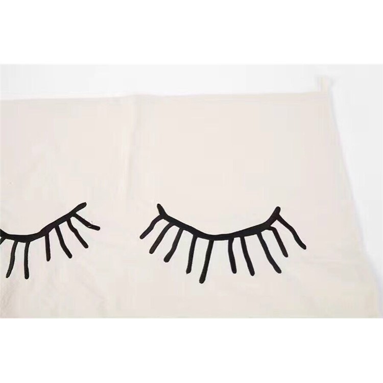 Cotton Line Eyelash Tassel Hanging Cloth Wall Home Decor 50 x 70cm-4