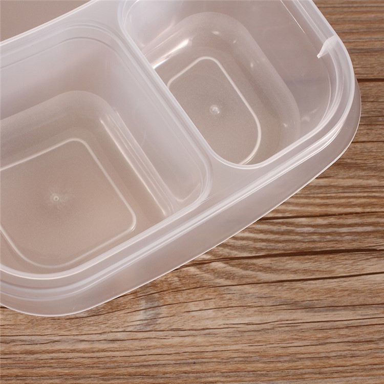7PCS/Lot 3 Compartments Lunch Box Container Reusable Food Container-23