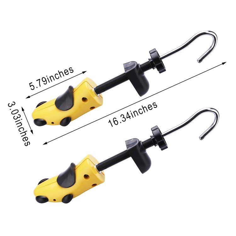 1 Pair Two Way Shoe Stretchers Adjustable Length and Width Shoe Stretchers - Suitable Size: 30-35-5