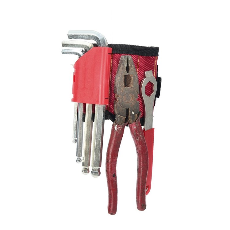Magnetic Wristband with 2 Strong Magnets for Holding Tools, Screws, Nails, Bolts, Drilling Bits-3