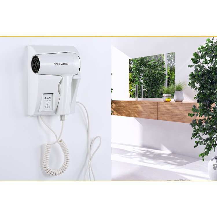 M-1288N 1100W Wall Mount Hair Dryer Quiet Hair Dryer for Home Hotel Use-2