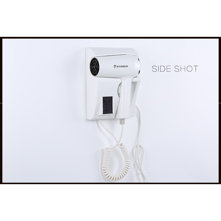 M-1288N 1100W Wall Mount Hair Dryer Quiet Hair Dryer for Home Hotel Use-4