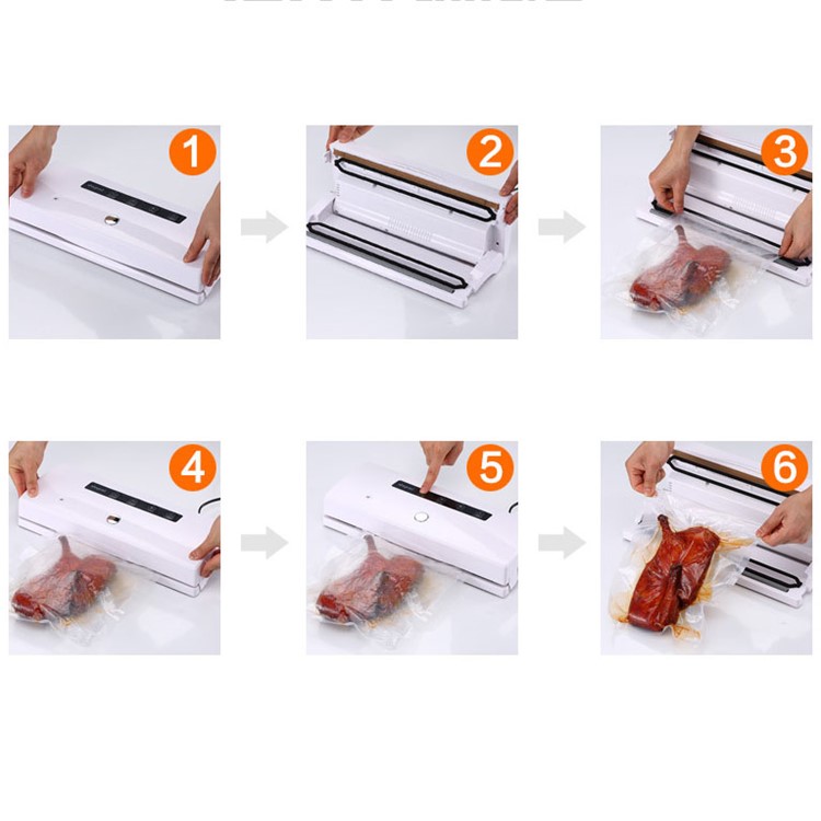 Household Automatic Electric Food Vacuum Sealer Plastic Bag Sealer - EU Plug-8