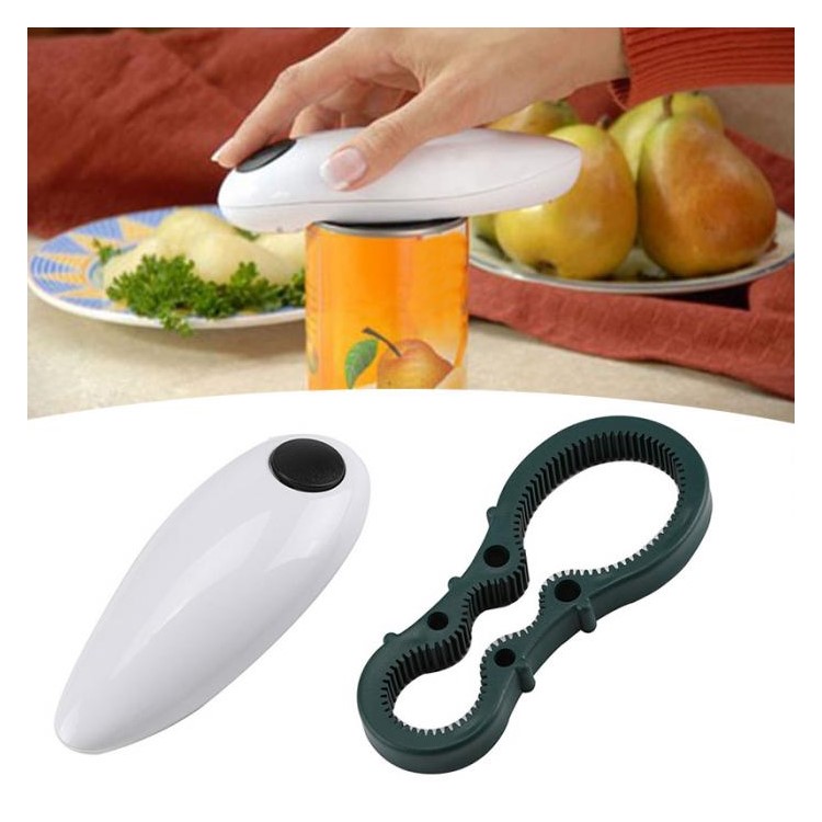 Multi-function Practical Electric Can Opener 8-shape Bottle Jar Tin Opening Tool-1