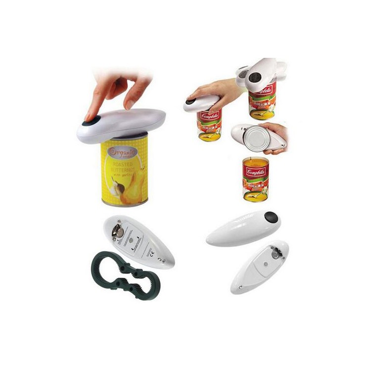 Multi-function Practical Electric Can Opener 8-shape Bottle Jar Tin Opening Tool-2