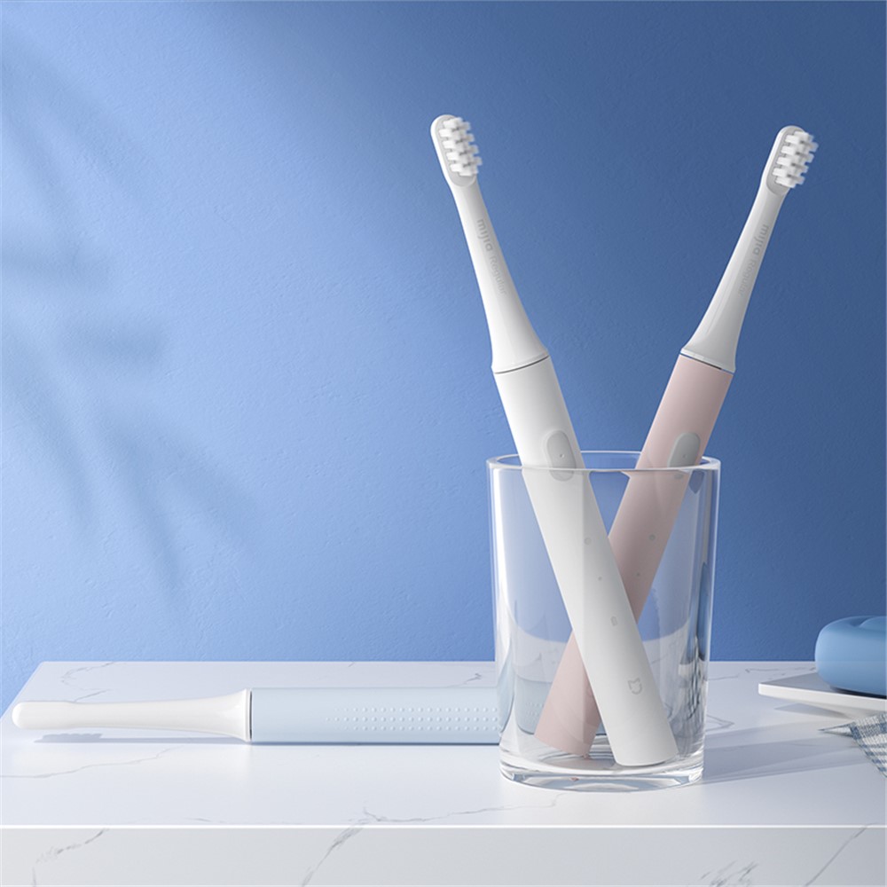 XIAOMI MIJIA T100 Sonic Electric Power Rechargeable Battery Toothbrush - White-4