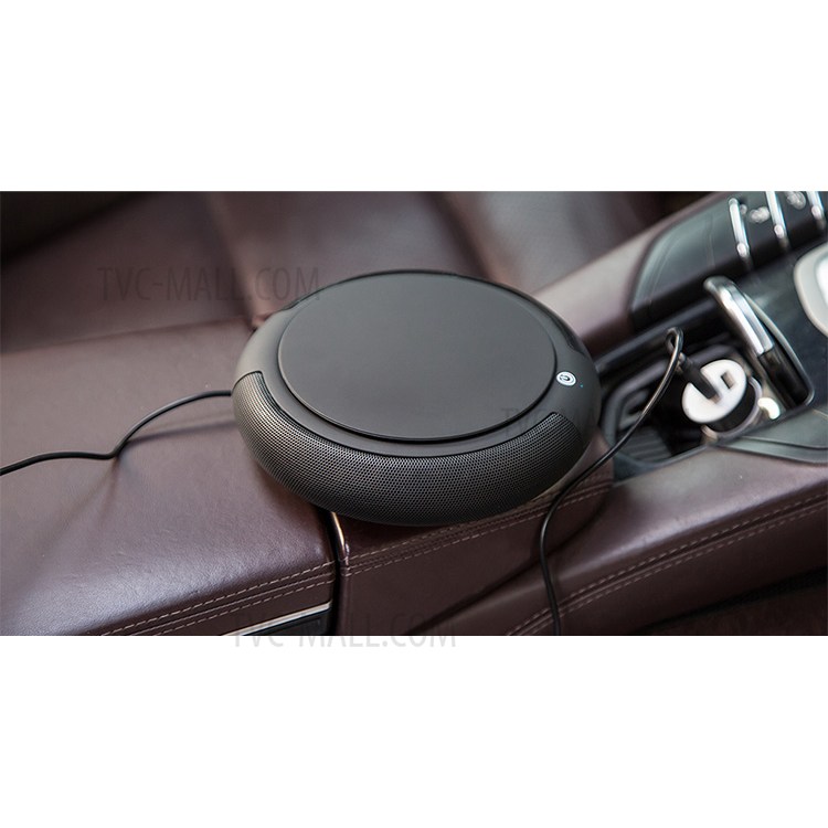 Car Air Purifier Air Freshener Air Cleaner Ionizer Oxygen Bar with USB Car Charger (LEDI-115) - Black-4