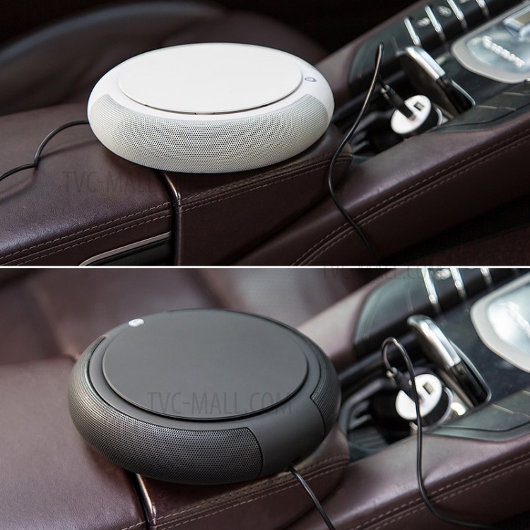 Car Air Purifier Air Freshener Air Cleaner Ionizer Oxygen Bar with USB Car Charger (LEDI-115) - Black-9