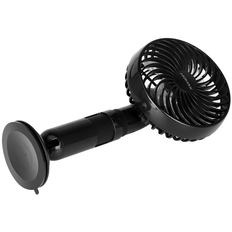 MOMAX iFan Detachable Power Bank Handheld Mini Fan - Black-10