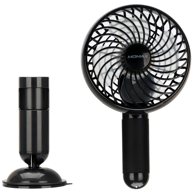 MOMAX iFan Detachable Power Bank Handheld Mini Fan - Black-6