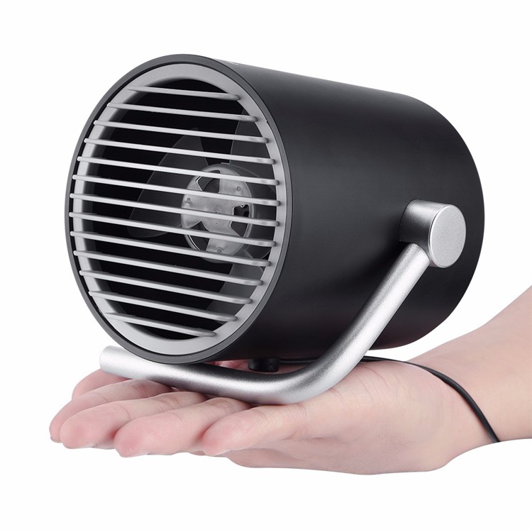 SMART FROG Mini Portable Chimney Design Desk Cooling Fan - Black-3
