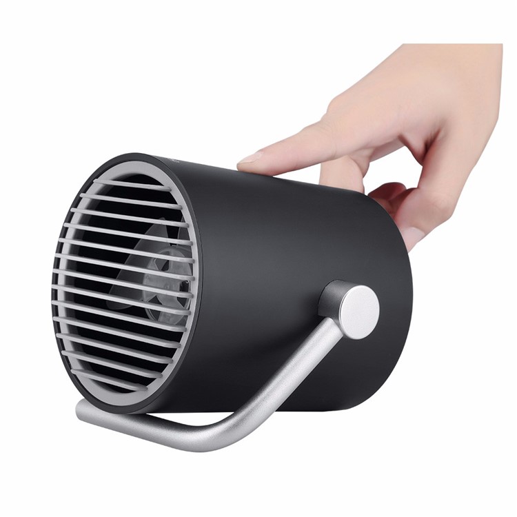 SMART FROG Mini Portable Chimney Design Desk Cooling Fan - Black-5