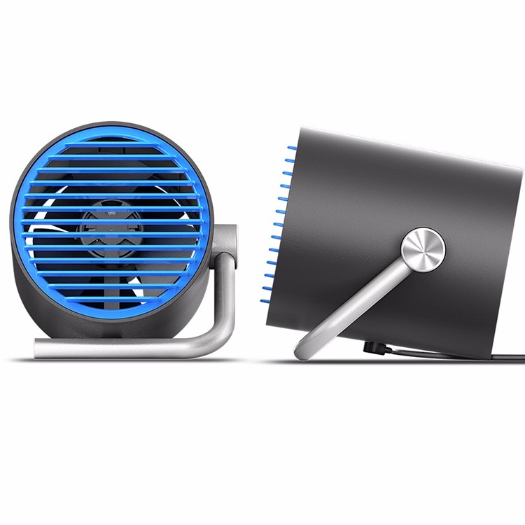 SMART FROG Mini Portable Chimney Design Desk Cooling Fan - Black-6
