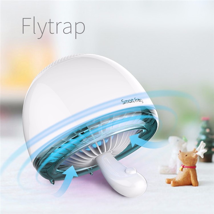 SMART FROG Mushroom Shape UV Mosquito Killer Lamp Quiet Working Electronic Mosquito Killer - EU Plug-1