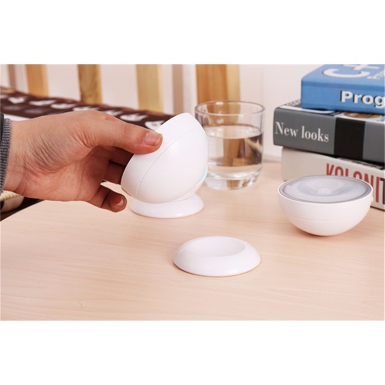 360 Degree Sensor Lamp Wall Lamp Bed light Warm White Cold White Light - Light Color: Cold White-3