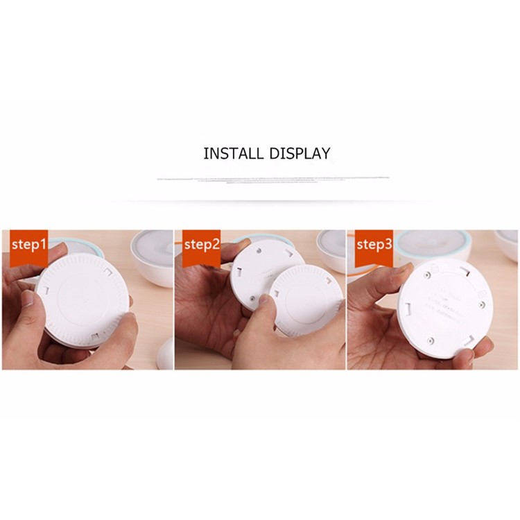 360 Degree Sensor Lamp Wall Lamp Bed light Warm White Cold White Light - Light Color: Cold White-5