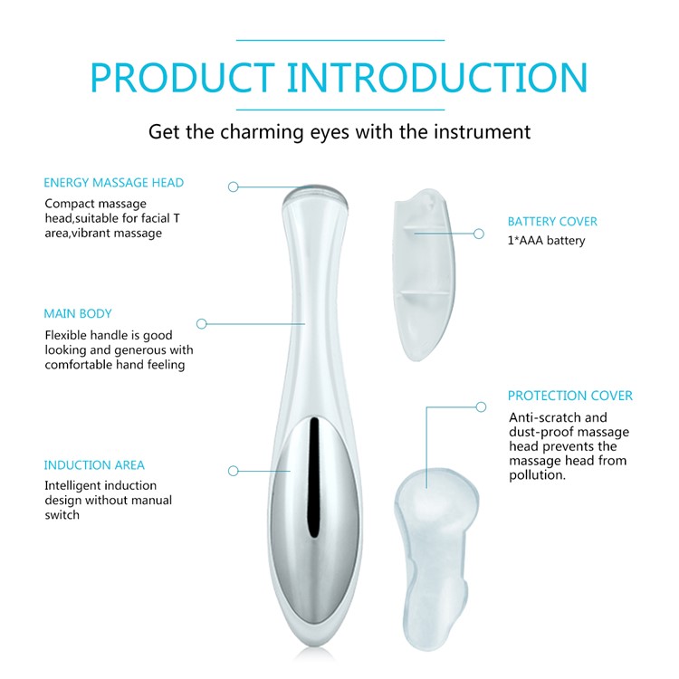 WL-3501 Vibrant Electrical Ion Inductive Instrument Eliminating Eye Pouch Anti-wrinkle Massager Pen-10