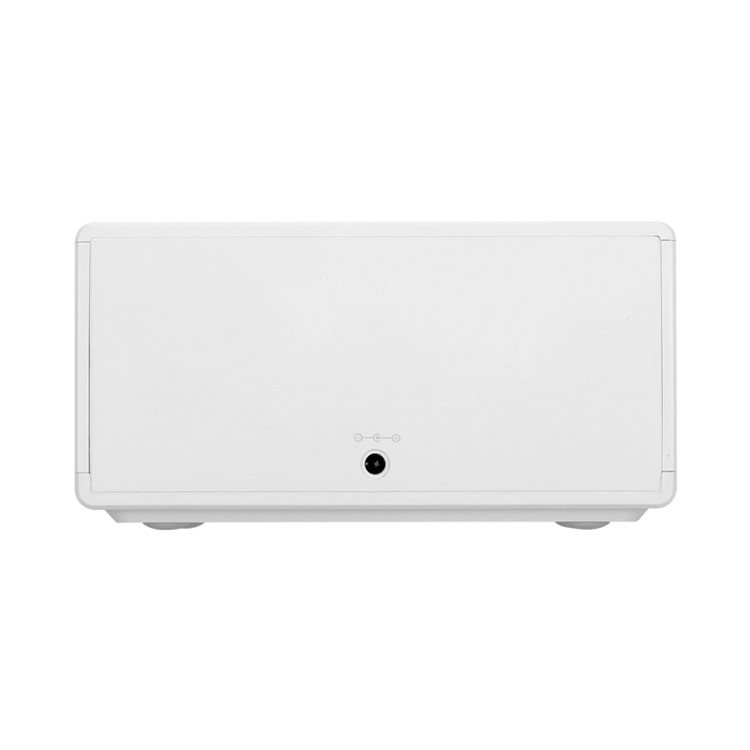 MOMAX Q. Uhr Wecker Uhrzeit Datum, Temperaturanzeige Mit Wireless-Ladekissen Für Schlafzimmer Büro Zu Hause - US-Stecker-5